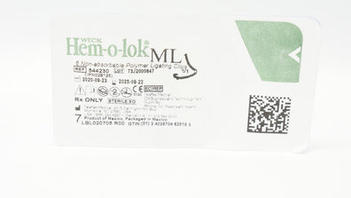 Teleflex 544230 Weck Hem-o-lok ML 6 Non-absorbable Polymer Ligating Clips